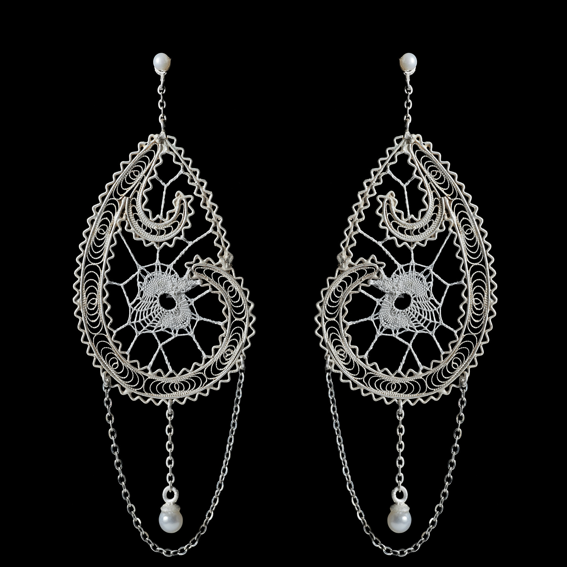 clizia银耳环 925银耳饰夸张时尚进口耳环银饰品送女友正品耳饰