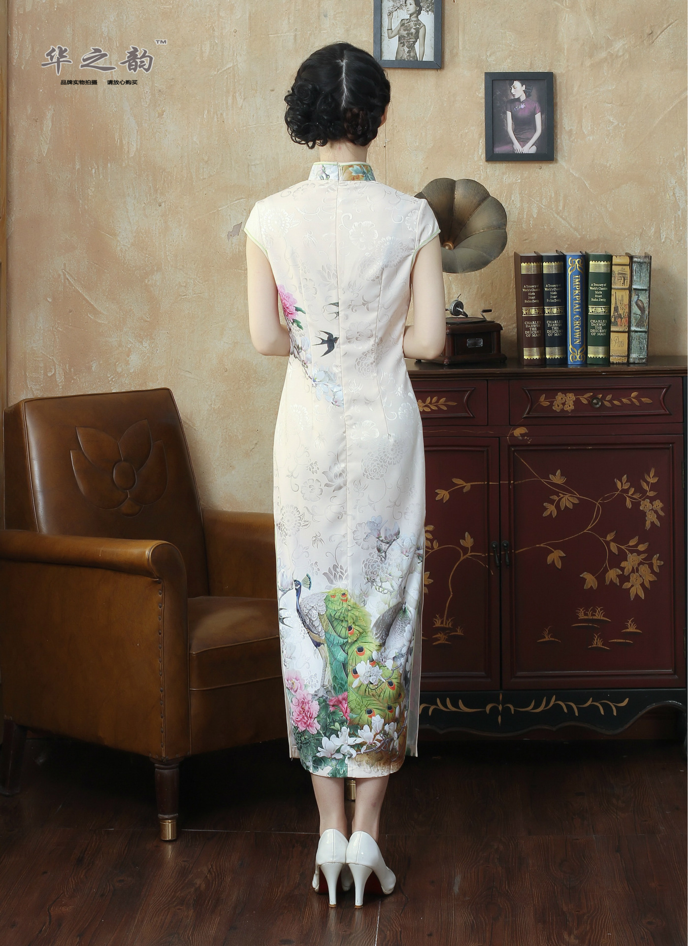 优质旗袍 2016新款民国复古数码印花手