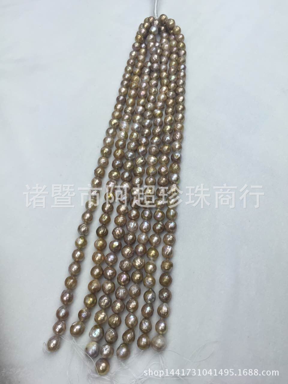 巴洛克古铜色珍珠 诸暨天然淡水珍珠 12-13mm大颗粒奇形珠异形珠