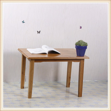 厂家直销楠竹实木精品现代四方圆桌炕桌茶几茶桌餐桌120*58*50