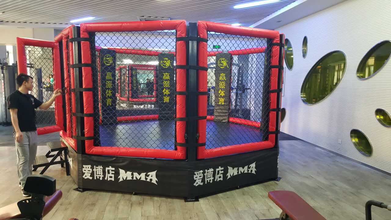 厂家直销八角格斗笼 搏击八角笼擂台 搏击散打擂台拳击用品可定制