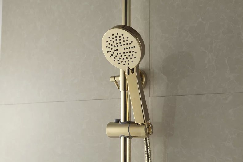 欧派卫浴土豪金铜龙头花洒淋浴套装 高档多功能花洒【包邮】