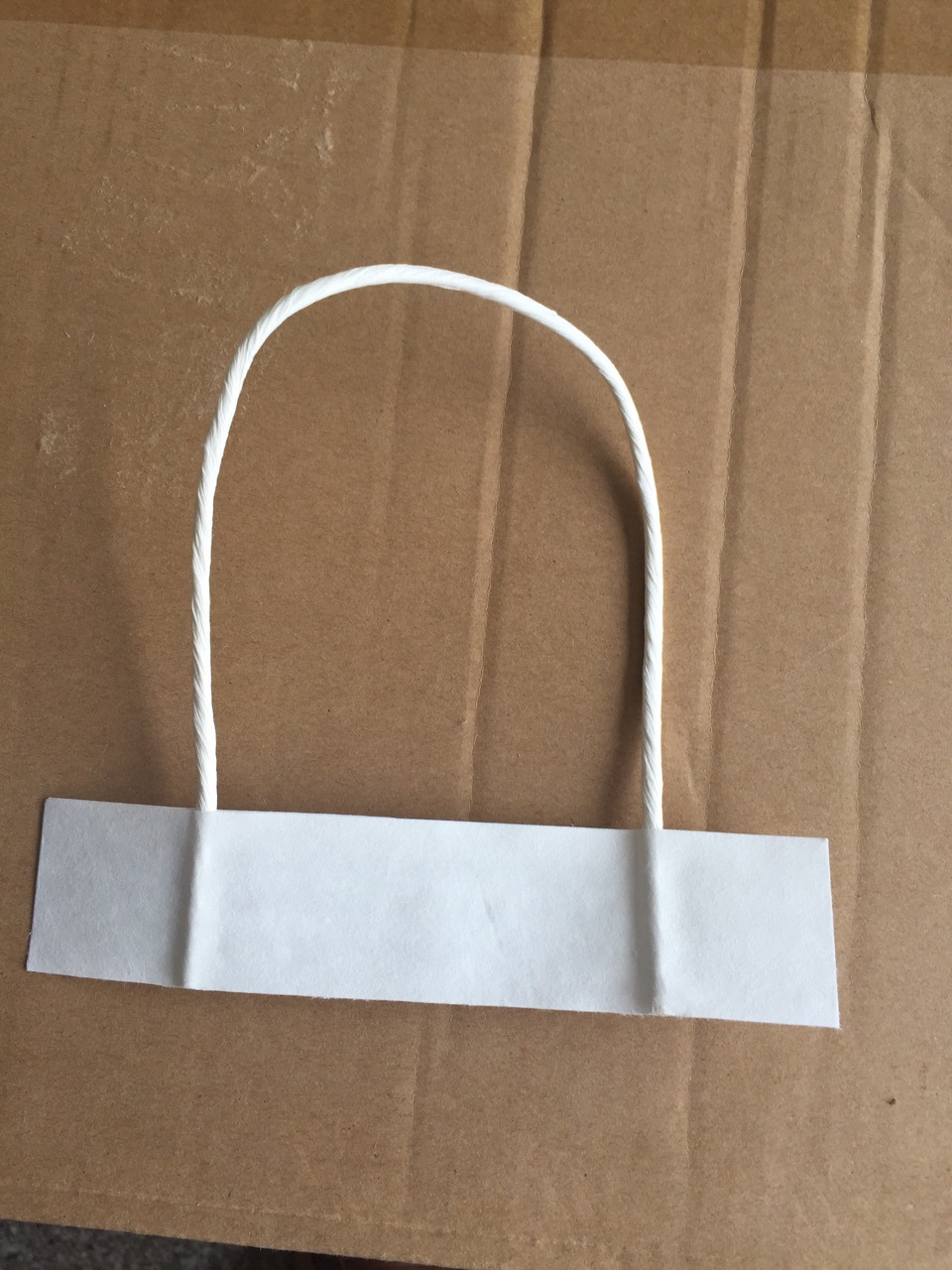 手提袋牛皮纸绳白色单股纸手提袋绳子尼龙绳包装绳针通纸绳子伞绳-阿