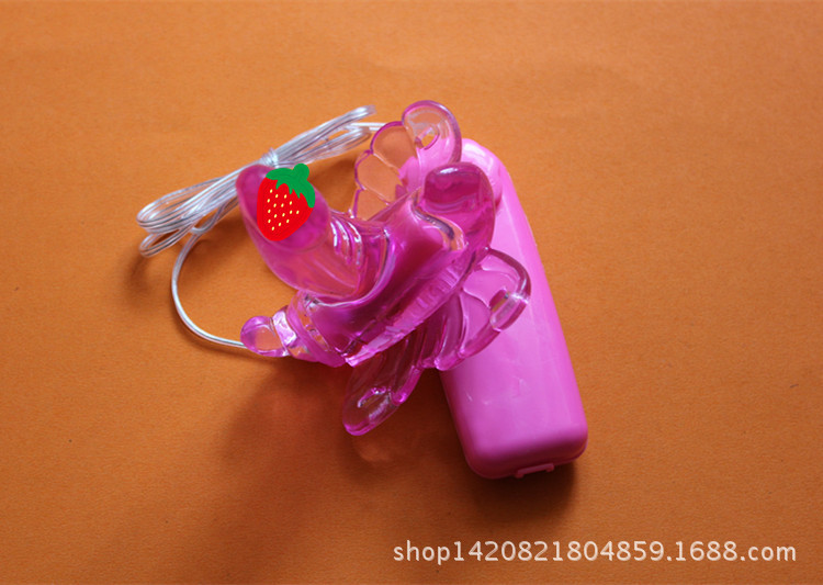 可爱型穿戴式采蜜的蝴蝶非遥控女用器具防真小阳具品批发