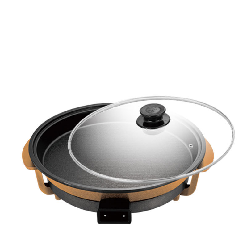 红双喜ml-899a电煎锅多功能电热锅38cm大尺寸电煎锅