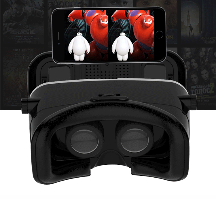 工厂直销 手机3d电影虚拟现实眼镜3d游戏头戴式virglass暴风魔镜