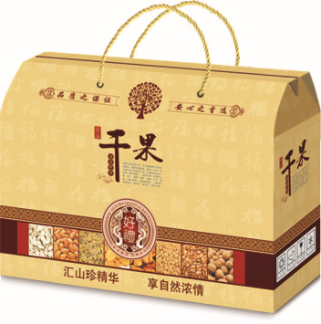 高大尚干果箱可装10袋厂价促销爆款坚果包装盒年货礼品包装箱促销