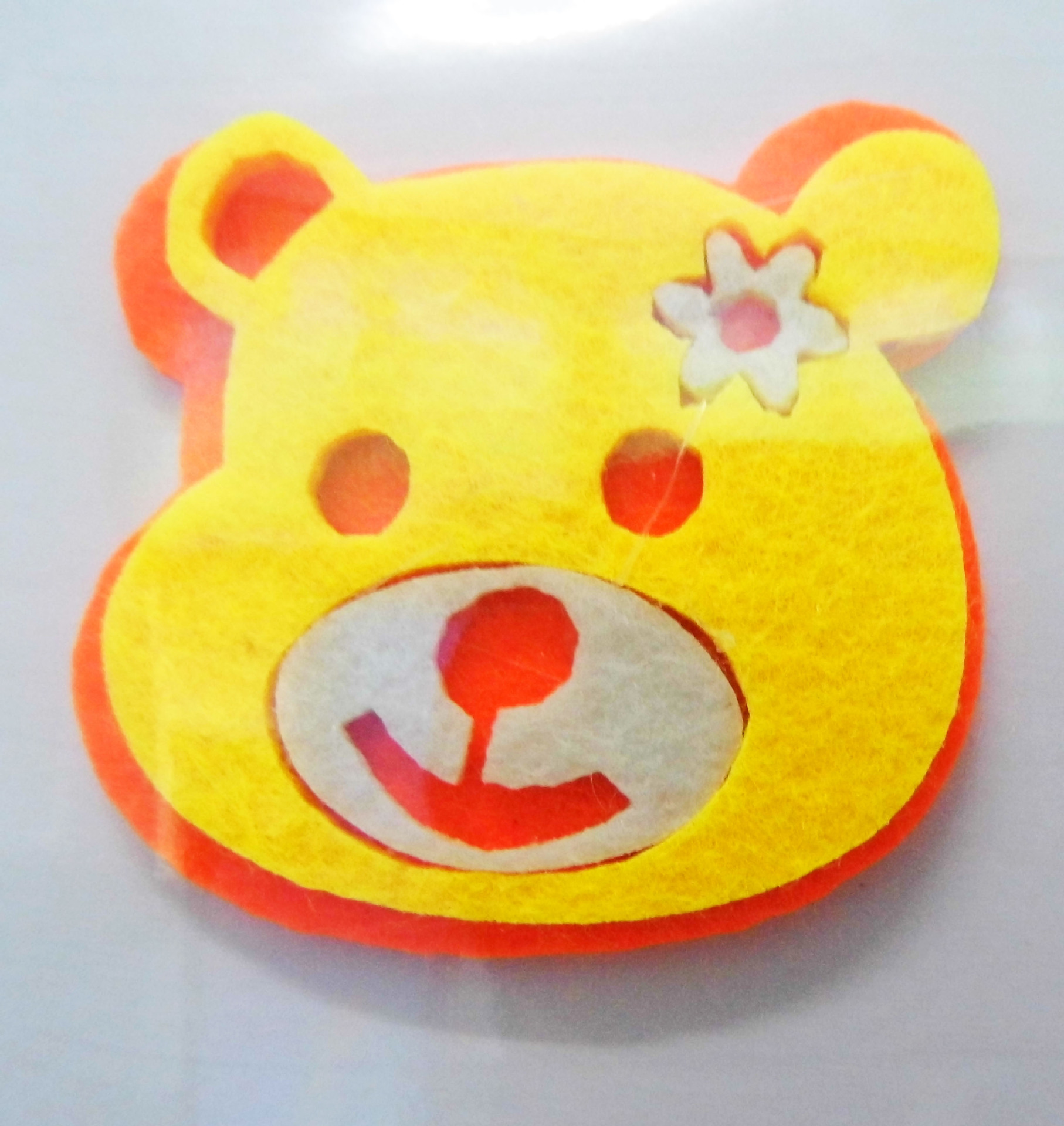 厂家供应新款可爱小熊头饰品配饰无纺布帽子