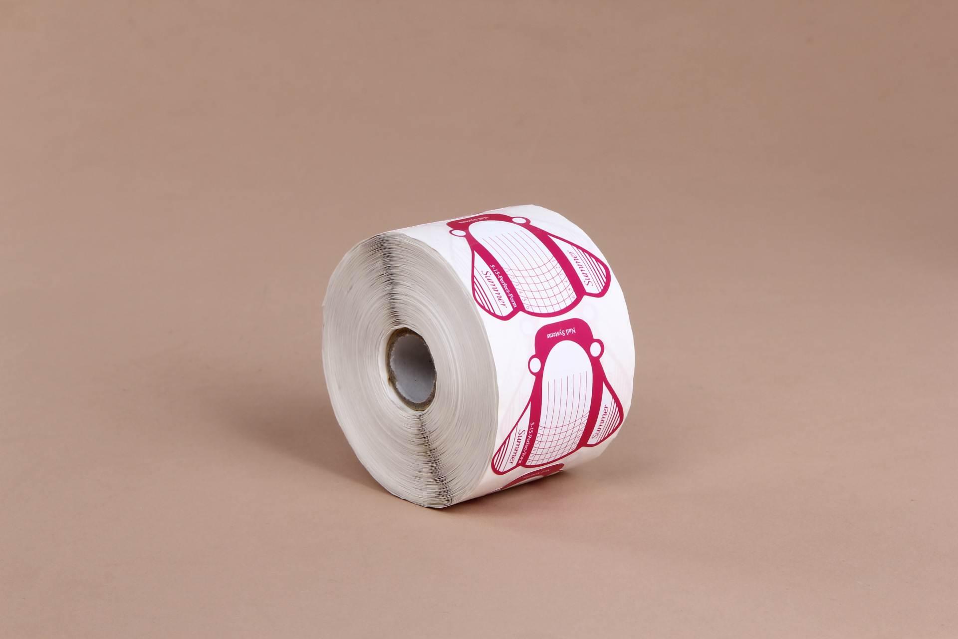 美甲纸托 粉红色飞机纸托/指托 水晶甲光疗甲延长纸托金色 500片