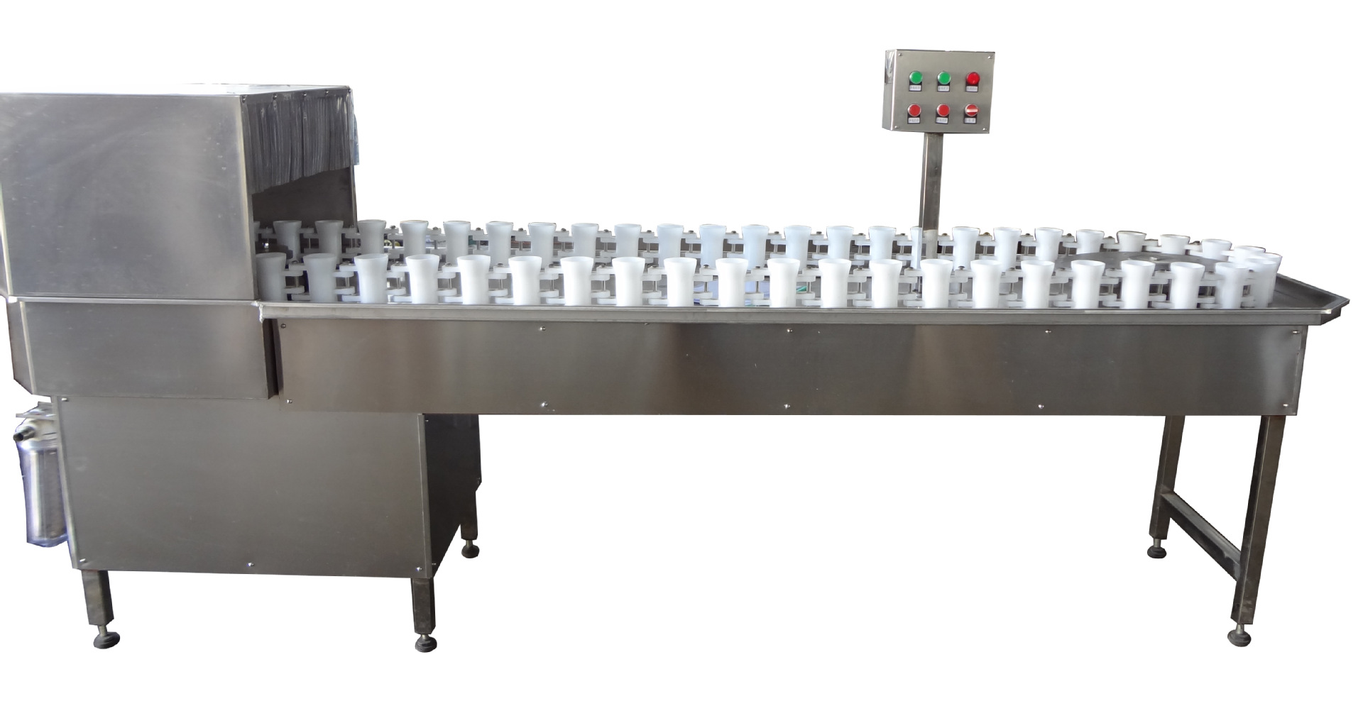 洗瓶机厂家直销链轨式冲瓶机 可调速 内冲外淋