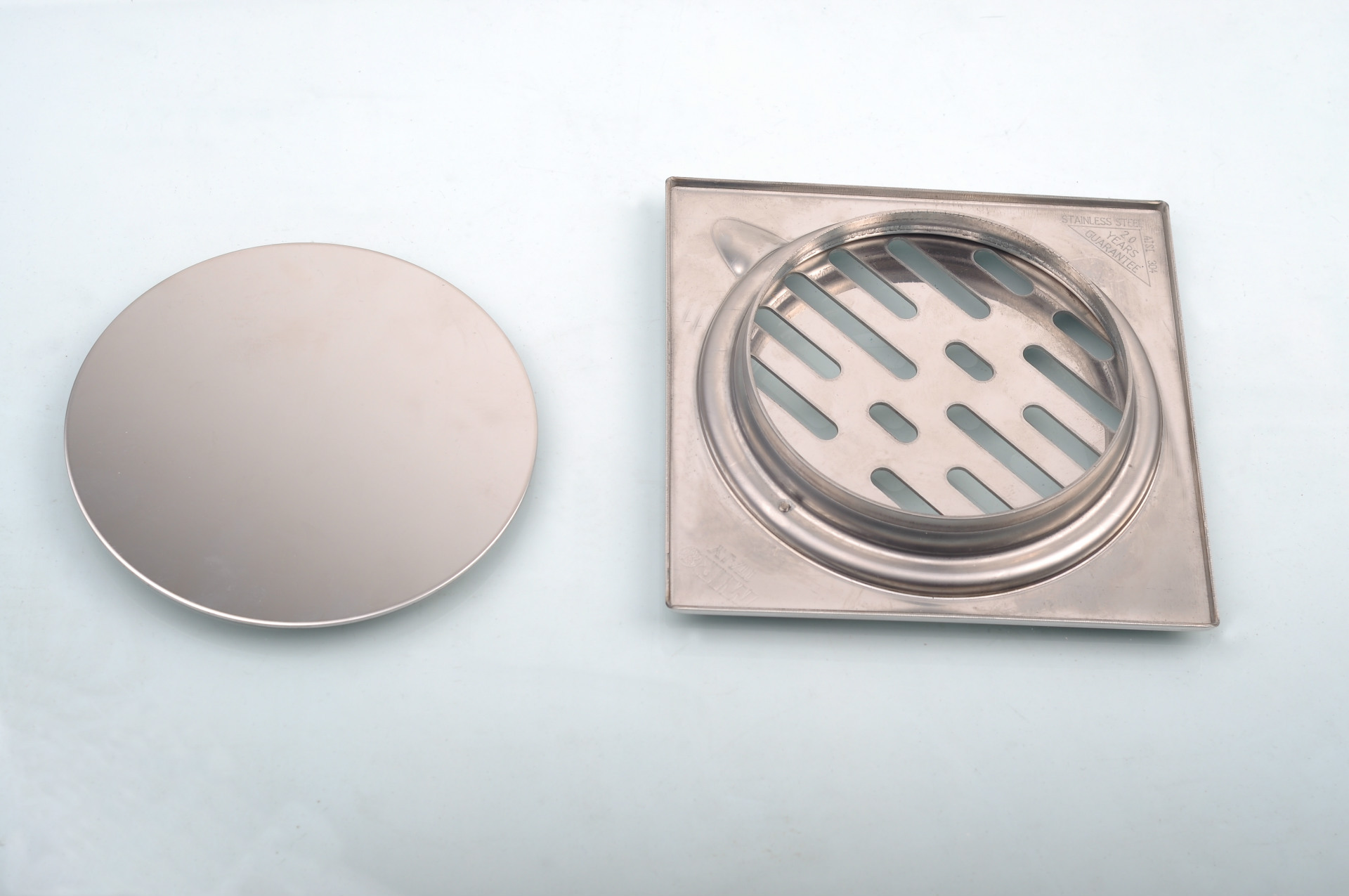 304不锈钢15厘米地漏 方形地漏 公共浴室户外大型排水器