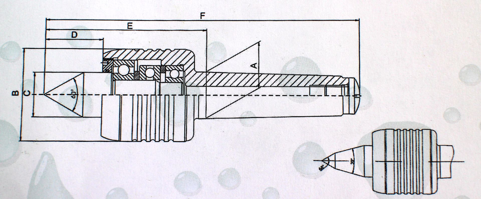 厂家直销 回转顶针 机床附件 活动顶针
