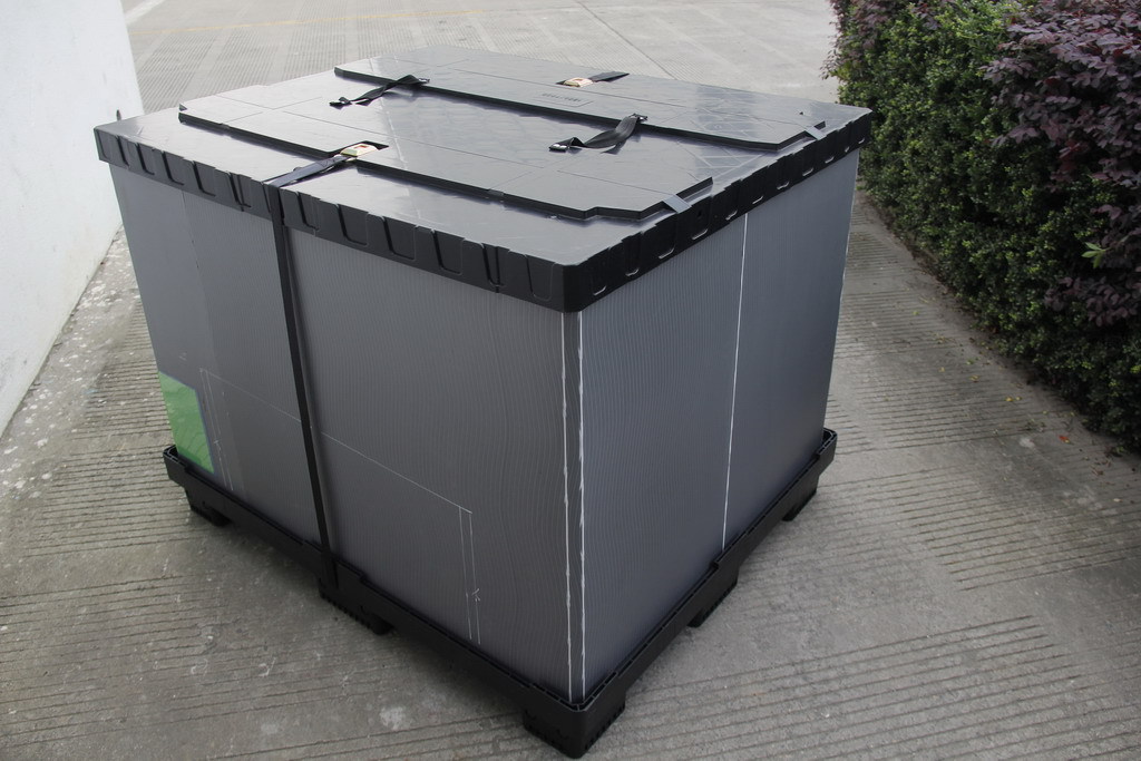 大型围板箱 折叠围板箱 塑料围板箱 蜂窝板围板箱1-火龙果产业网