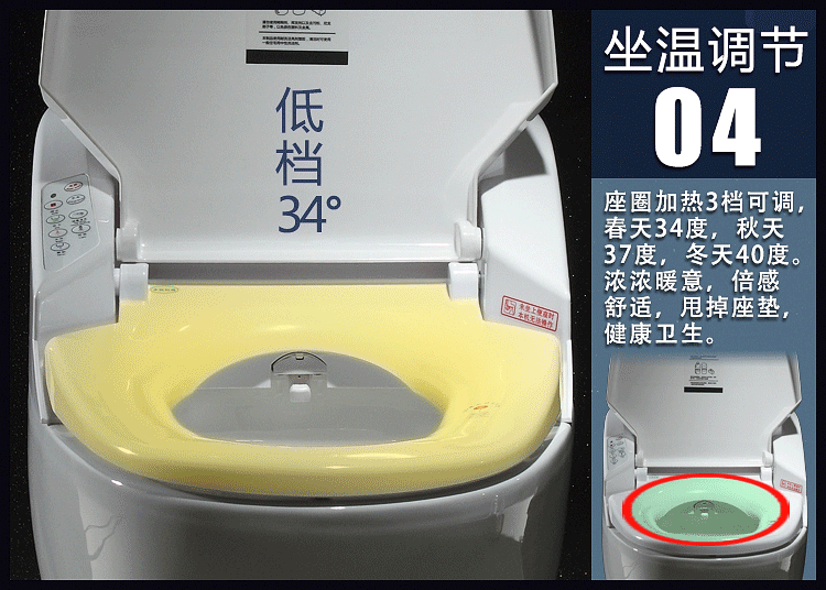 箭牌款智能马桶一体智能座便器电脑智能坐便器陶瓷马桶