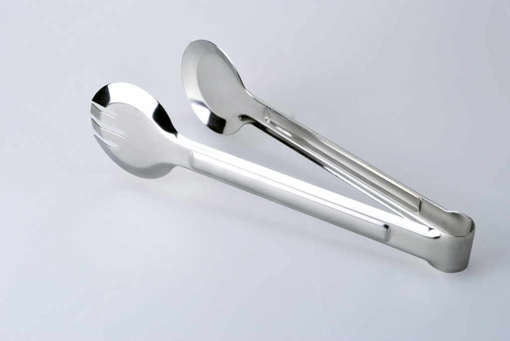 不锈钢9寸全圆夹 面包夹 食品夹 烧烤夹 酒店用品系列 厂家直销