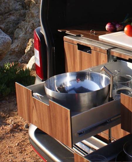 后备箱里的集成小厨房