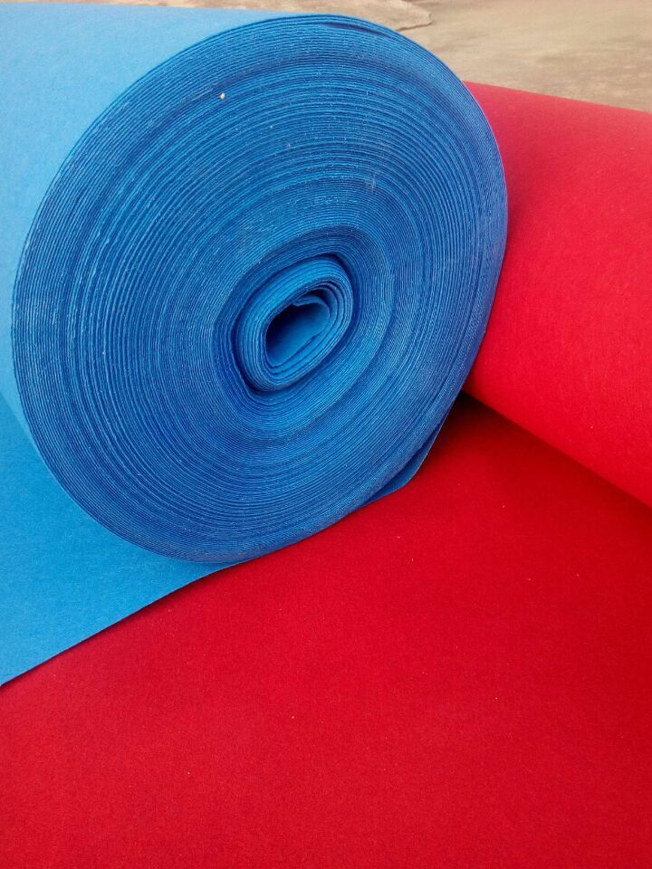 厂家直销 批发 天蓝色地毯 蓝地毯 浅蓝 展览 展会 深蓝地毯