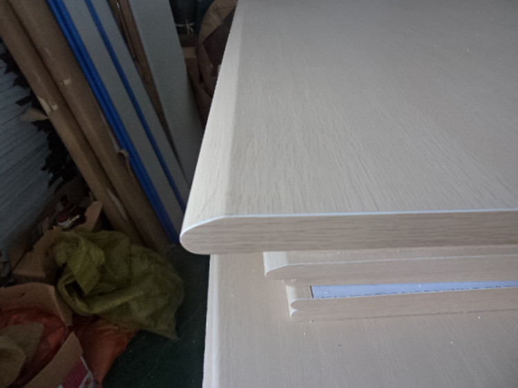 厂家直销简约办公桌面板鸭嘴边餐桌板耐磨弯曲防火板办公台面定制