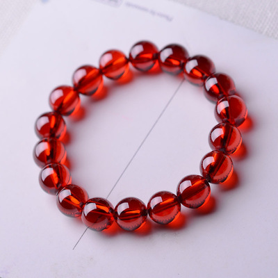 【放血价】批发天然红色锆石手链 多彩锆石手串首饰 时尚韩版饰品