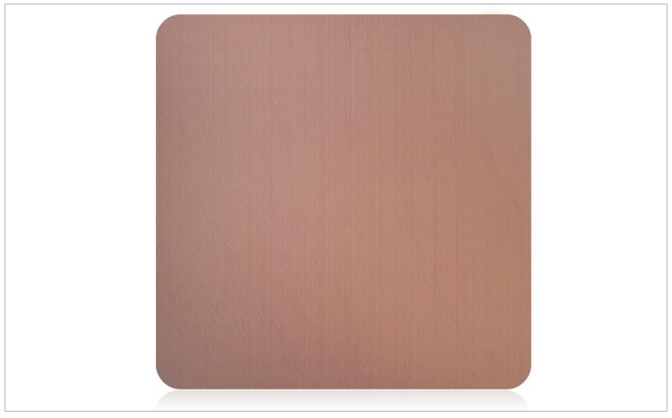 河南不锈钢门板304不锈钢镀铜拉丝板 不锈钢青古铜厂家定制直销