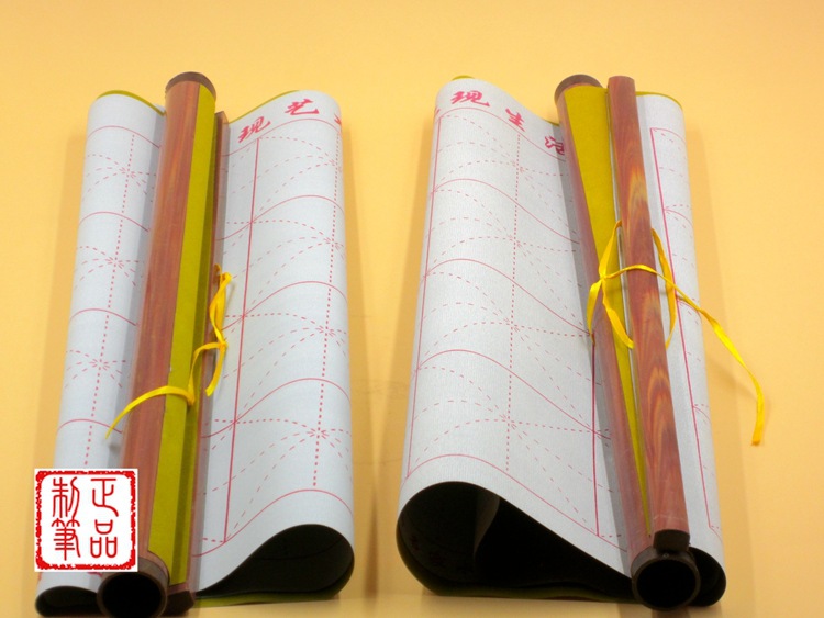 厂家直供 水写布 大号米格带轴水写布 加厚牛津清水练字布米格28