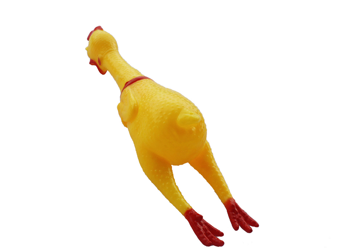 宠物玩具 狗狗玩具 惨叫鸡 尖叫鸡 发叫怪声鸡大号41cm