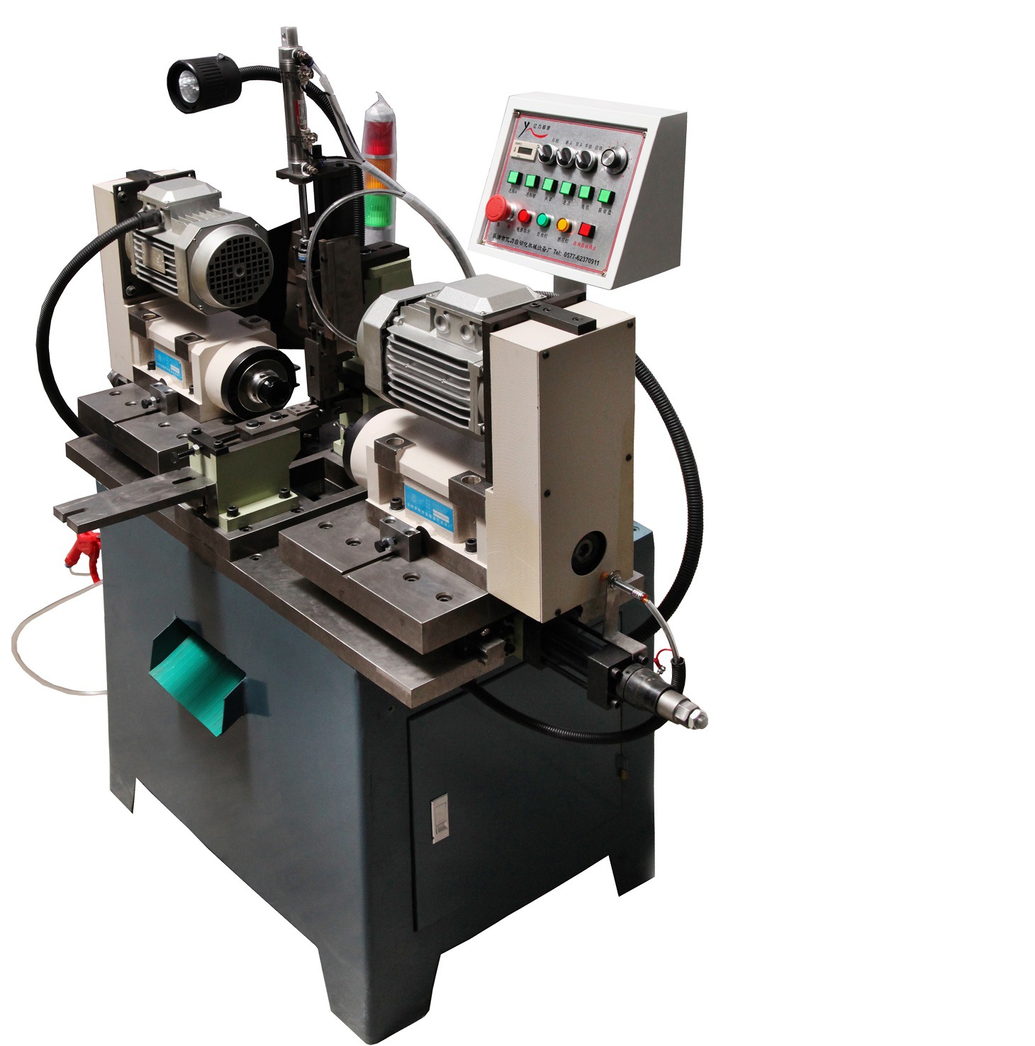 【厂家直销】供应液压高速全自动倒角机双头仪表车床r角倒角机