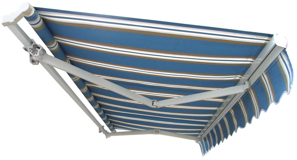 遮阳遮雨曲臂伸缩手摇活动遮阳篷上海雨棚公司生产基地遮阳篷