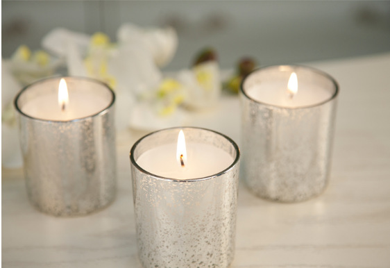 广州花都玻璃蜡烛杯厂玻璃蜡烛杯电镀加工电镀香薰蜡烛杯定制