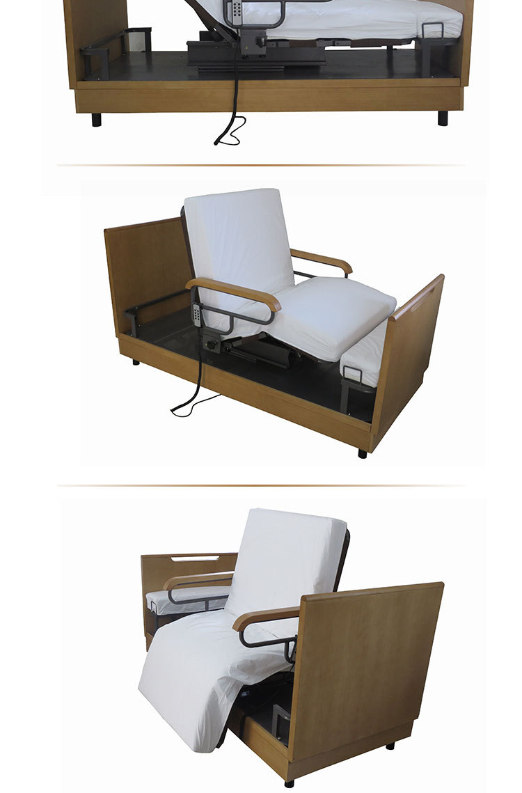 2016年热销出口国外多功能电动床hilo rotation旋转电动护理床