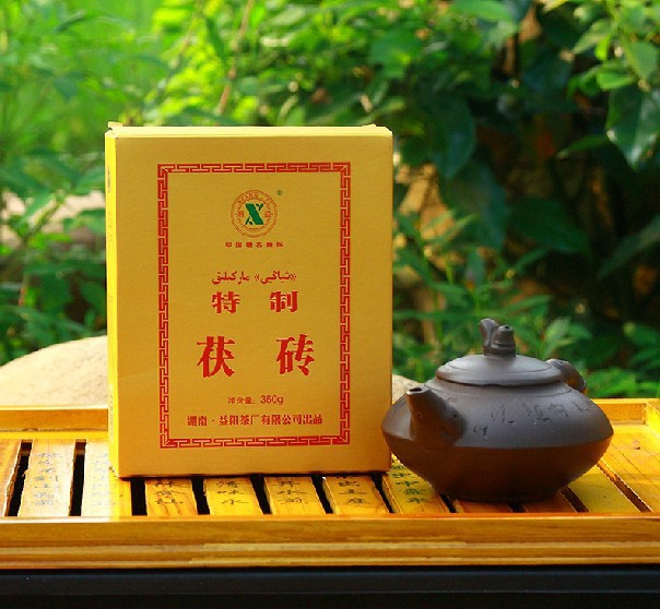 益阳茶厂 湘益 茯茶360g 湘益 特制茯砖茶 360g