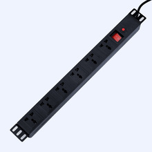 全红机柜电源插座 10A 6孔 PDU专用插座 电源接线板 带过载保护