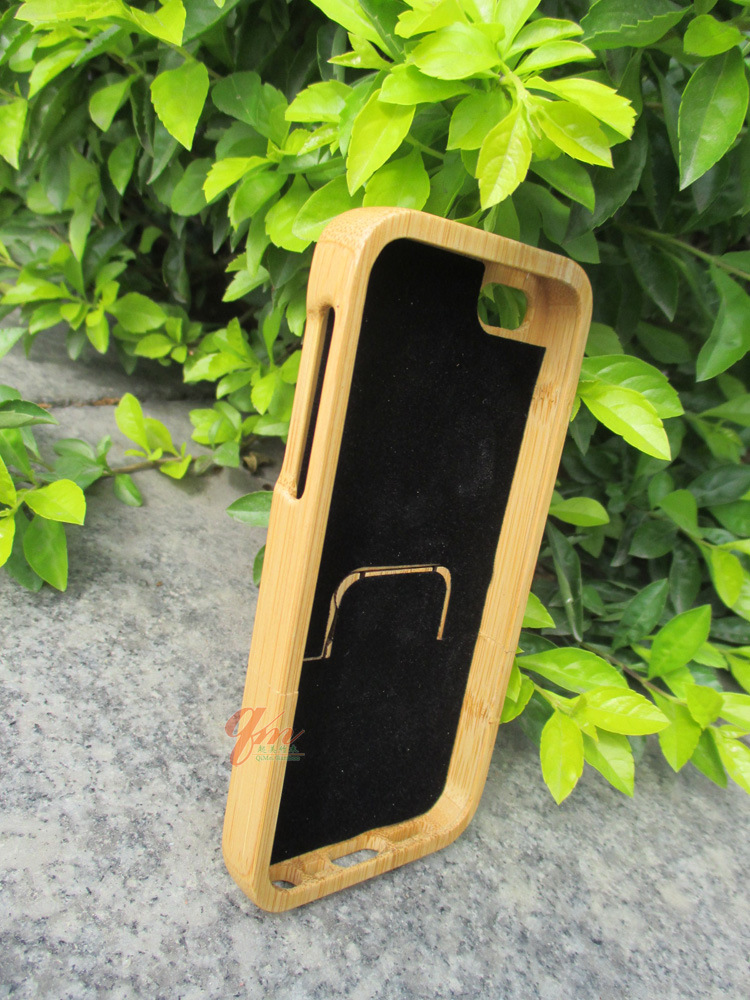 厂家供应批发苹果5s竹制手机外壳/iphone5s竹子手机壳/竹保护外套
