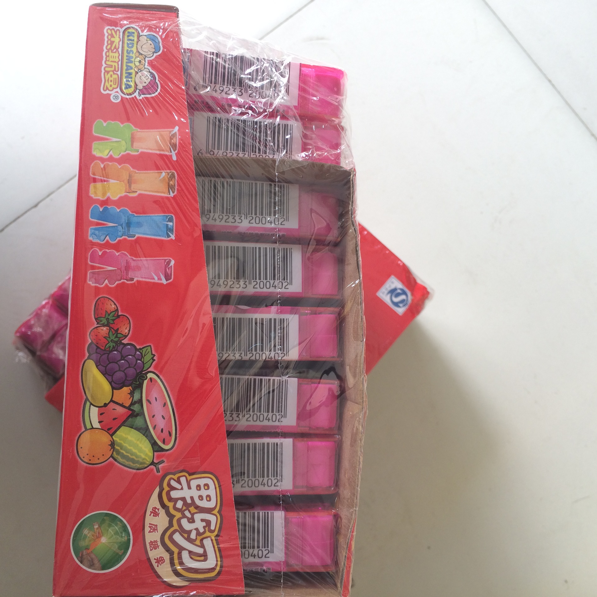 批发杰斯曼【果乐刀】儿童玩具糖果 硬质糖果48支 12g克