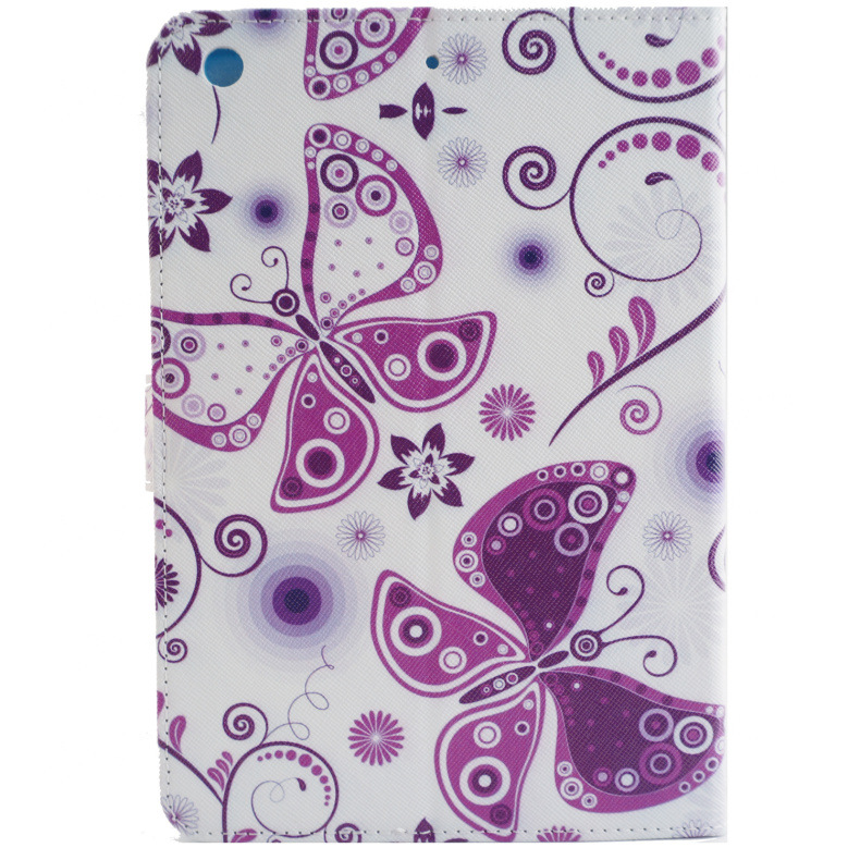 外贸ipadmini4彩印图案蒲公英蝴蝶