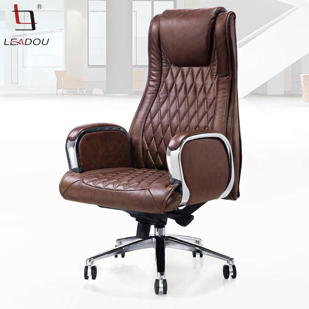 总裁大班椅董事长办公椅高级ceo办公室椅子班前弓形电脑椅chair