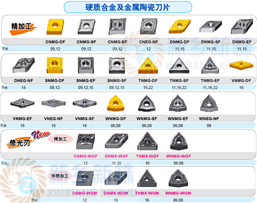 zccct株洲钻石数控刀片/ef/em槽型三角形车削刀片tcmt-ef/em系列