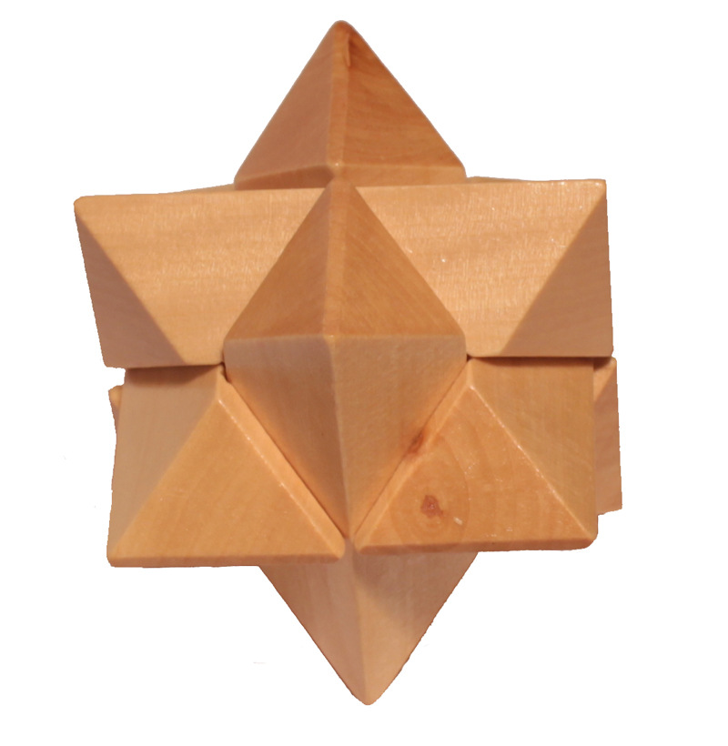 双色十八罗汉成人益智玩具12姐妹彩色鲁班球孔明锁