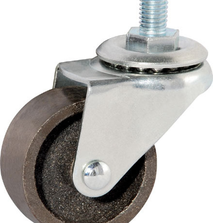 奔宇脚轮优质 轻型 铸铁轮 万向脚轮 丝杆(2-701a330)