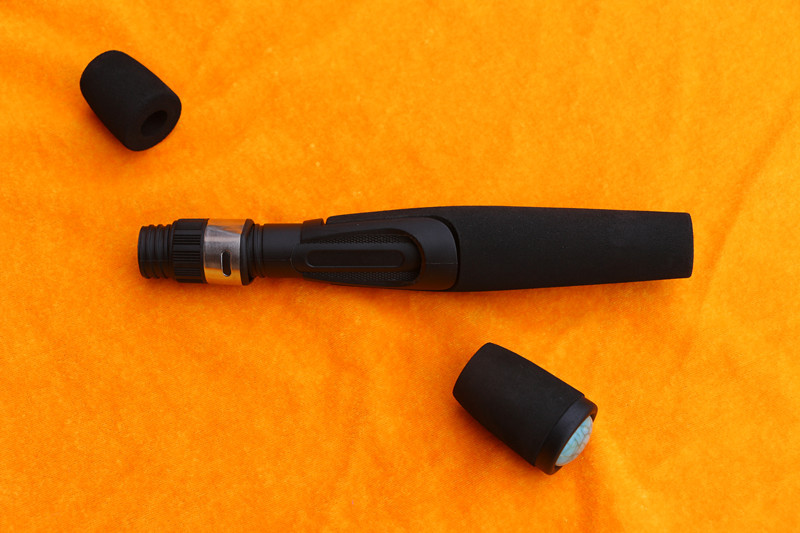 diy路亚竿冰钓竿筏竿用eva软木分体式轮座把手手柄 编号9