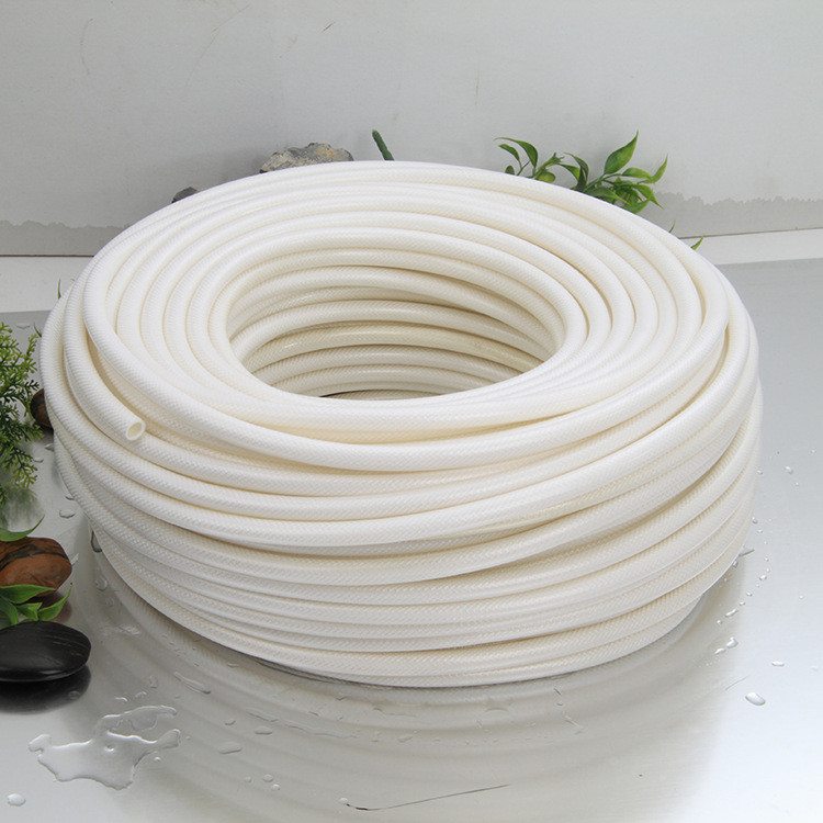 厂家直销pvc花洒管 可定制网纹花洒管pvc白色橡胶排水软管 批发