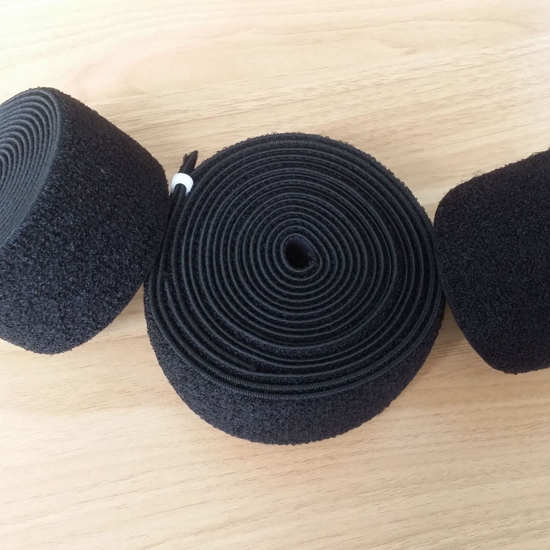 鑫顶航厂家直销尼龙粘扣带松紧带 不抓毛魔术贴松紧带 绑腿带