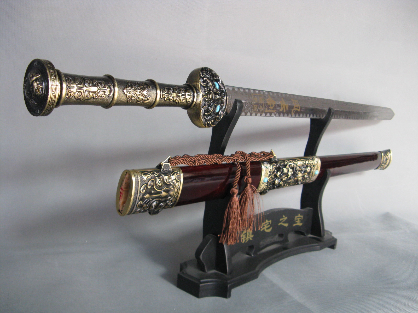 龙泉市刀宝剑 油漆风云剑 镇宅刀剑 未开刃