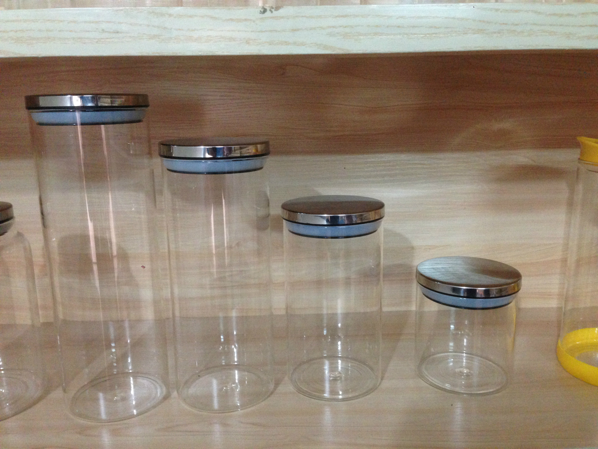 定制密封玻璃罐 玻璃储物罐 蜂蜜糖果包装 花茶罐玻璃容器