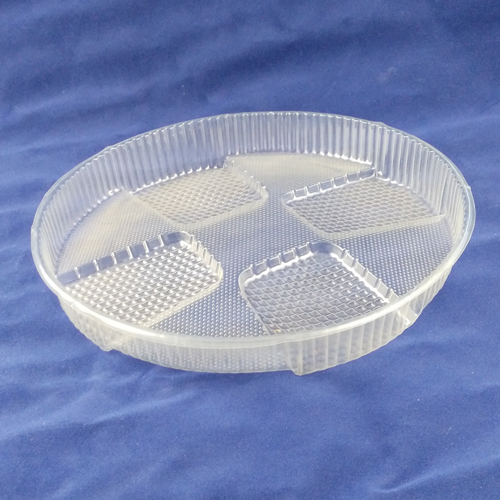 厂家直销 透明吸塑托盘 月饼盒吸塑内托 圆形吸塑月饼托 环.