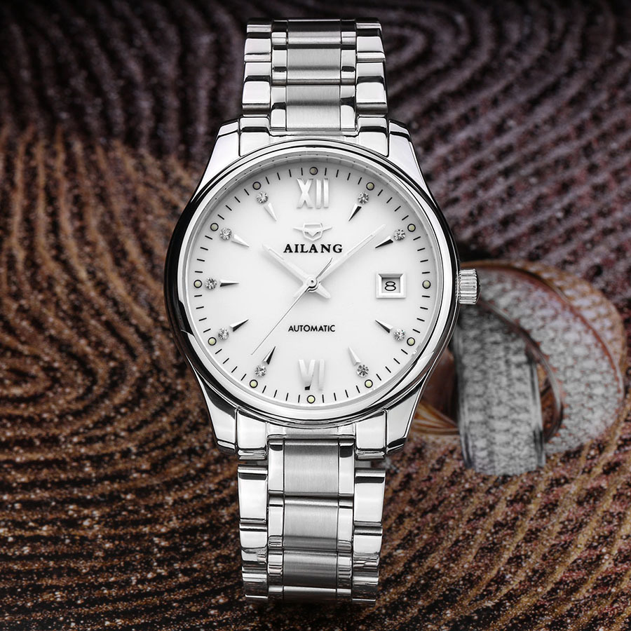 批发瑞士艾浪搪瓷款 男士防水全自动机械手表礼品表 淘宝代理