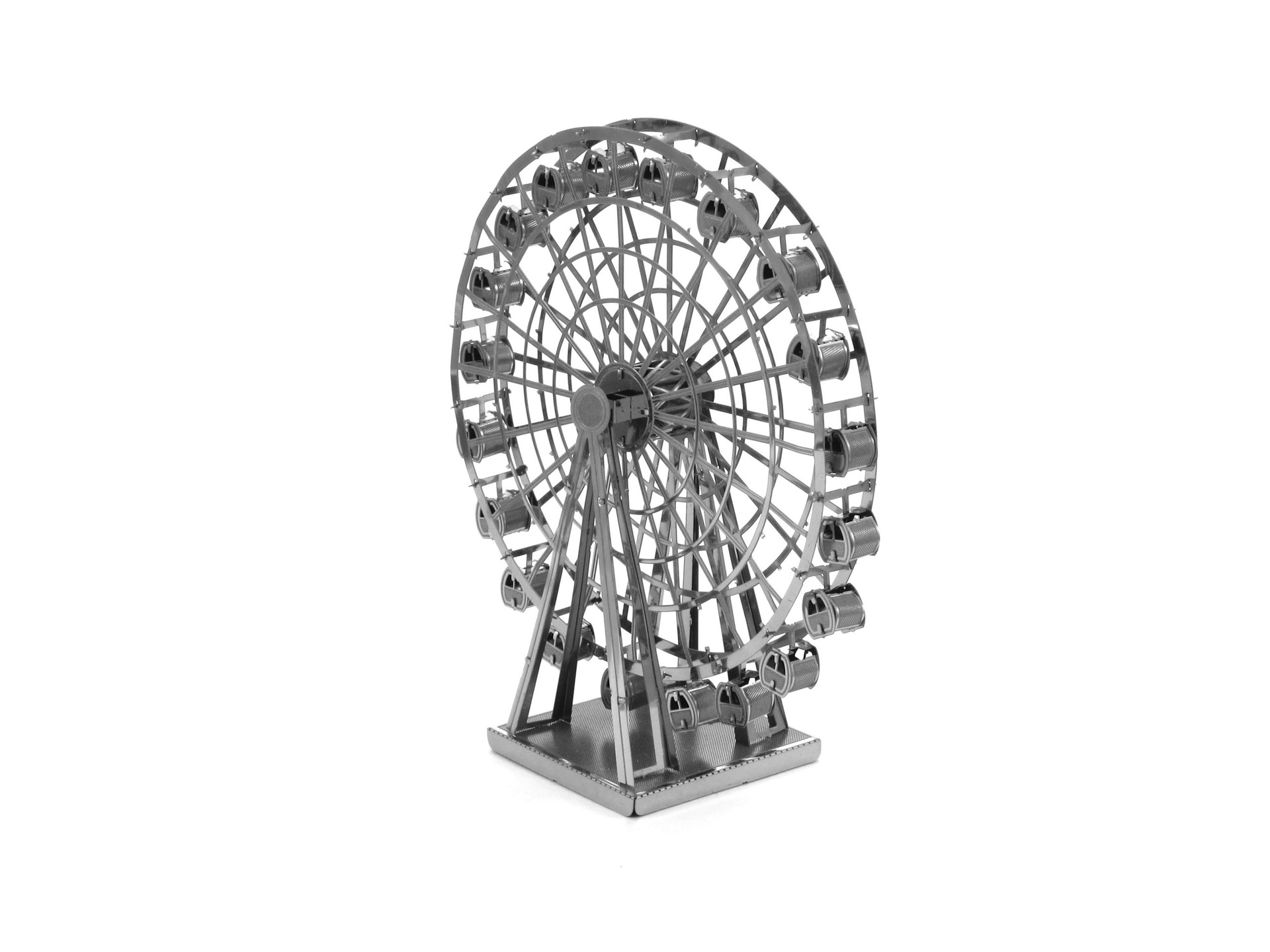 爱拼 全金属diy拼装建筑模型3d手工立体拼图 摩天轮 热销过万