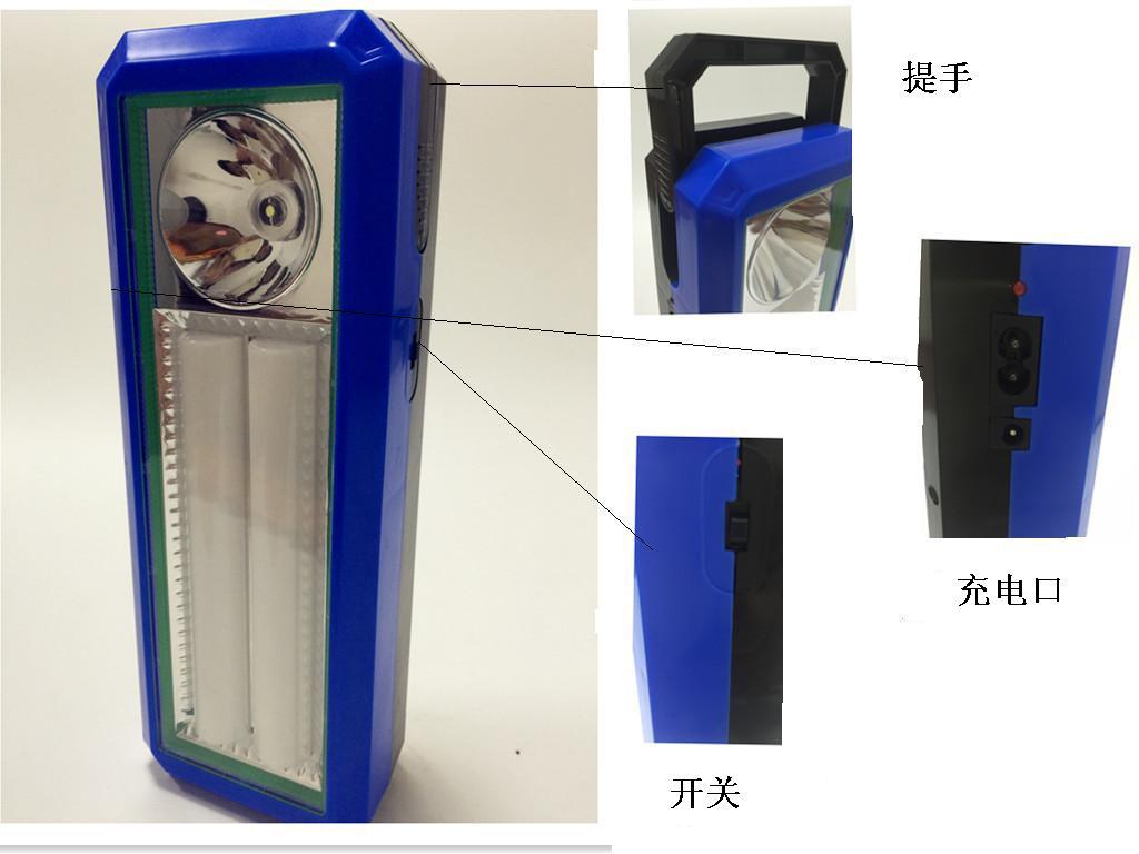 led高亮度强光护眼灯珠露营夜钓探照灯 便携式手提干电池灯