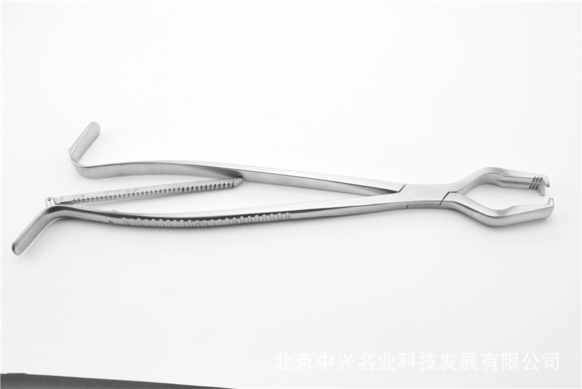 金钟医用复位 夹骨 持骨钳33cm 直形带锁 骨科手术器械