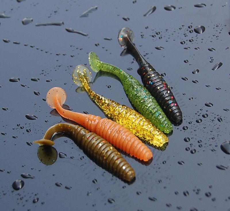 晨洋新品 t尾软鱼7厘米3克路亚饵 假饵